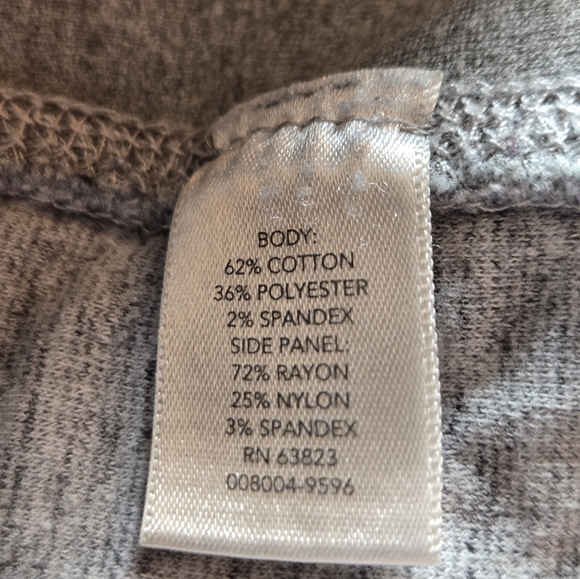 Christopher & Banks Gray Quilted Zip Up Sweatshirt jacket Size Large - Picture 3 of 14